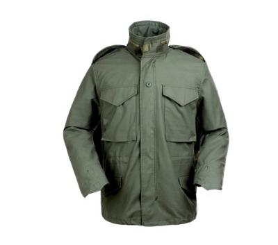 China Geweven Textuur Wind Militair Jasje Olive Green Army Jacket 220g-270g Te koop