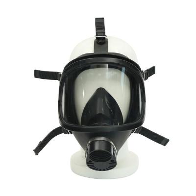 China Military Army Natural Rubber Full Face Gas Mask With Filter Canister MGM01 for sale