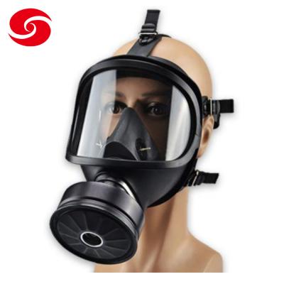 China Military Reusable Full Face Gas Mask Chemical And Biological Protective for sale