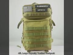 Zipper Hasp 3 Day Assault Pack Army Surplus Backpack With Chain Strap