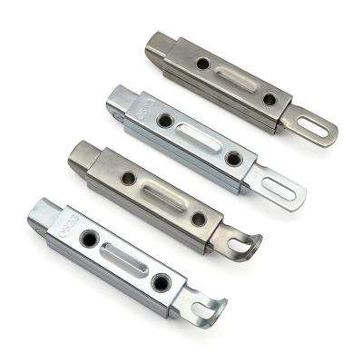 China Modern Impact XK1008-2-304 304 Slide Spring Stainless Steel Door Kick Short Hair Latch Lock Door Bolts for sale