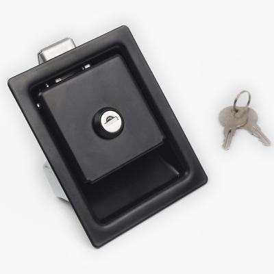 China XK101BS Car Door Impact Lock Cabinet Black Hardware Hygiene Modern Industrial Car Panel Locks With Key for sale