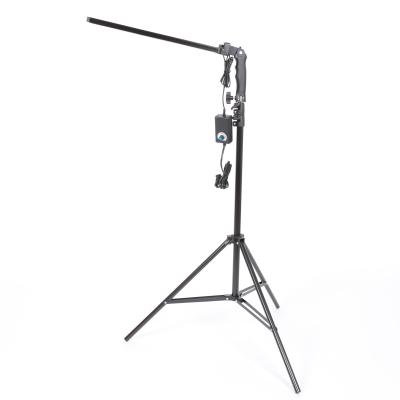 China 3 Section 24W Adjustable Studio Led Light With Stand Tripod Fill Photographic Video Light for sale