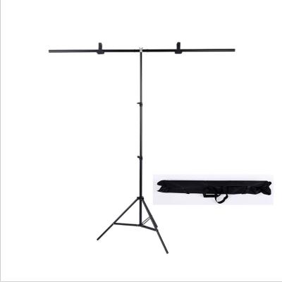 China Photo Studio T-shape Backdrop Stand Kit 5x6.5ft Photo Backdrop Stand Background Video Support System for sale