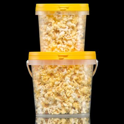 China 2l foodstuffs 1 to 2 liter small plastic bucket popcorn barrel 0430 bucket for sale