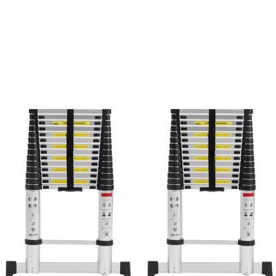 China Folding Ladders Folding aluminum extension ladder multipurpose telescopic warehouse outdoor step ladder for sale