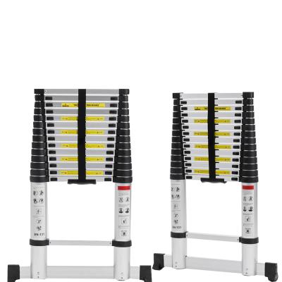 China Folding Ladders Aluminum telescopic ladder one side extension home outdoor lightweight stair for sale