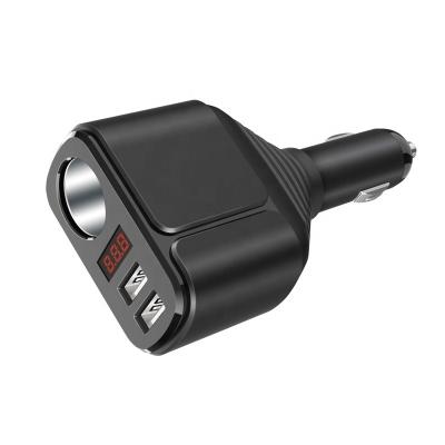 China Hot Selling Handsfree Dual USB 3.4A OEM USB Car Charger Car Cigarette Socket Fast Charging Lighter Adapter for sale