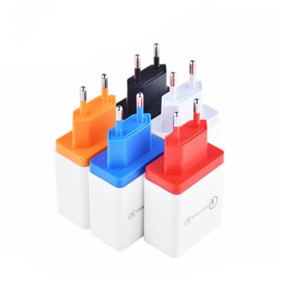 China Factory 3A QC3.0 4USBport Video Game Player Charger EU USA Wall Charger Travel Direct Fast Adapter for sale