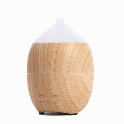 China Wholesale Car Wood Grain Yoga Air Humidifier Essential Oil Diffuser With BT Control for sale