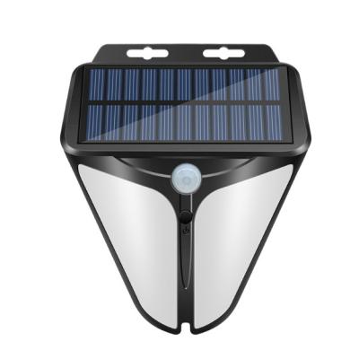 China New Outdoor Waterproof Solar Garden Wall Light IP65 PIR Motion Sensor Solar Garden Light for sale