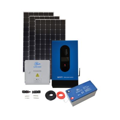 China Home Complete Set Customized 3kW Home Use Solar Power System For Home for sale