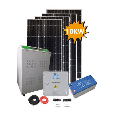 China 10kw solar panel home solar panels price 10kw 15kw 96v 120v 275 watt 10 KVA solar power system for home for sale