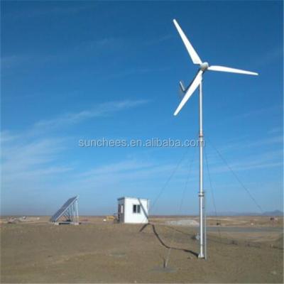 China Hybrid Wind System 10kw Off Grid Wind Solar Energy System Hybrid Turbine , 3kw Wind Turbine And 7kw Solar Panels for sale