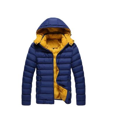 China Breathable Mens Warm Jacket Man Winter Lightweight Soft Windproof Hoody Padded Jacket for sale