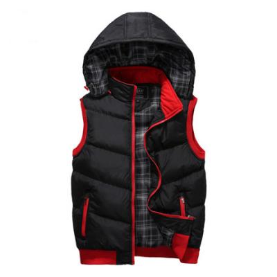 China Hot Selling Anti-pilling Made In China Customize Padded Bodywarmer Vest With Hood for sale