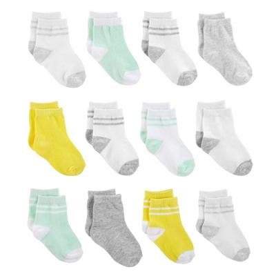 China Latest Selling Baby Sporty Hot High Quality Cotton Newborn Baby Sock for sale