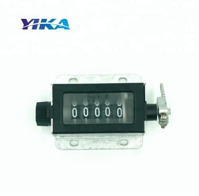 China Textile YIKA D67F Stroke Mechanical Counter Adjustable 5 Digital Pull Counter for sale