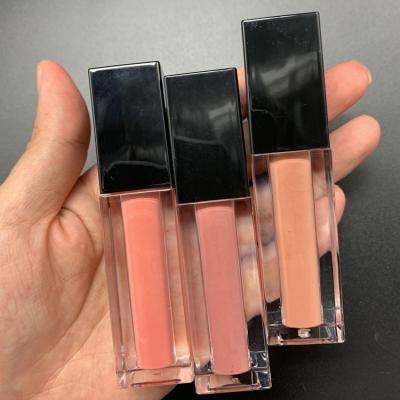 China Cruelty free natural organic nude color vegan matte lip gloss with your logo lip gloss wholesale seller for sale