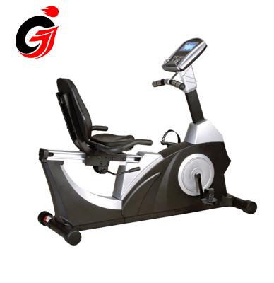 China Commercial Gym Equipment Body Fit Magnetic Recumbent Bike Exercise Bike 1510*660*1280mm for sale