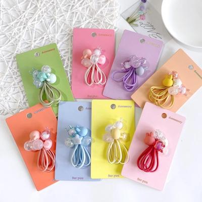 China Cute Hair Rope Bunches Princess Headwear Hairband Hairrubber Tie Band Baby Headband Girl Hair Ring Children Hair Scrunchies Hair Decoration Tendons Costume Children for sale