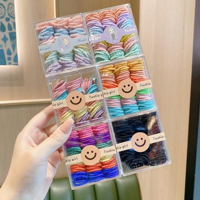 China Disposable Elastic Hair Band Girls Hair Accessories Children Small Elastic Band Ponytail Fixed Rubber Holder for sale