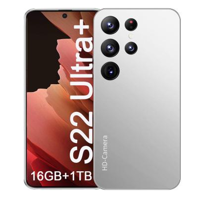 China Dual SIM Card Hot Selling Original New 5g Phone S22 Ultra 7.3 inch 16Gb+1Tb Android Smartphone Android 12.0 Cell Phones for sale