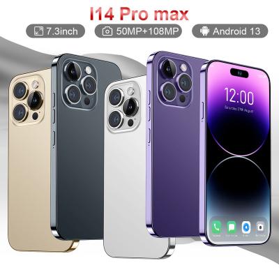 China Dual SIM Card New High Quality i14 Pro Max 5G 6.8 Inch Original Mobile Phone 16GB+1TB Large Memory Smart Phone Beauty Camera Gaming Cellphone for sale