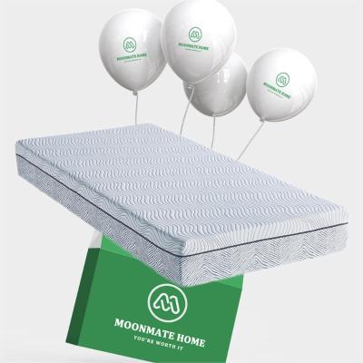 China Cooling 100% Natural Green Tea  Memory Foam Mattresses Topper Thin Foam Mattress for Sleeping for sale