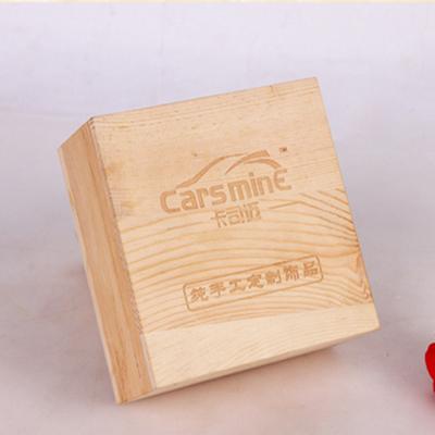 China Home Decor Handmade Unfinished Cheap Plain Wooden Storage Box Wooden Box With Slip Lid for sale