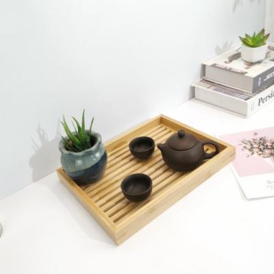 China Eco-friendly Hollow Wooden Tray Drain Tray Household Tray Display Dish Household Rectangular Loaf Loaf Bread Tray for sale