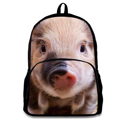 China DIY Printing Factory Direct Retail Animal Printed 12 Inch Kids Backpack Children School Bag for sale