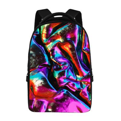 China DIY Print Custom 17 Inch Sublimation Printing Polyester Laptop Backpacks for sale