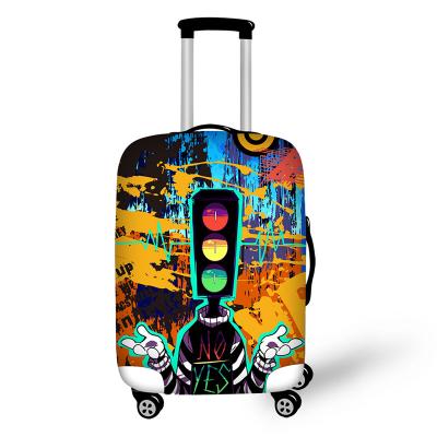 China User Friendly Good Quality Custom Printing Spandex Protective Luggage Cover For 30