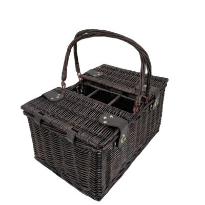 China Willow Wicker Set For Sale Viable 4 Person Willow Large Picnic Basket for sale