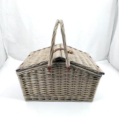 China Willow Baskets Wicker Picnic Basket Viable With Handle For Sundries Breadfruit for sale