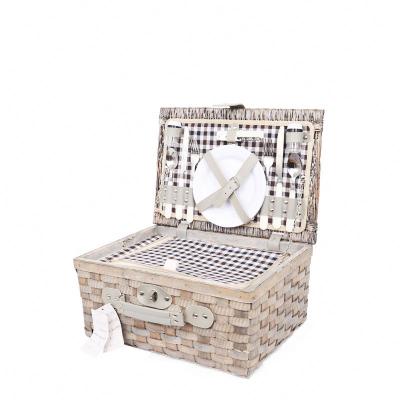 China Hot Selling Eco - Friendly Big Storage Rattan Wicker Baskets With Handles for sale