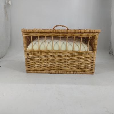 China pet wicker basket for sale