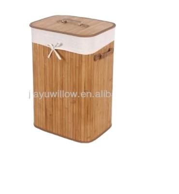 China Wholesale Sustainable Natural Bamboo Baskets With Liner for sale