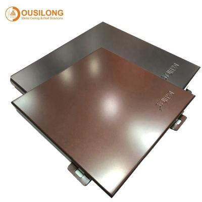 China Modern Commercial Fireproof Interior Decoration Cladding Panel Building Materials Aluminum Wall Panels for sale