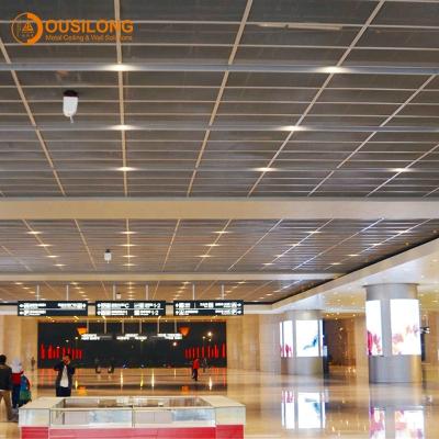 China Integrated Interior Decorative Expanded Ceilings Wall Panels Stretch Mesh Aluminum Ceiling Panel for sale