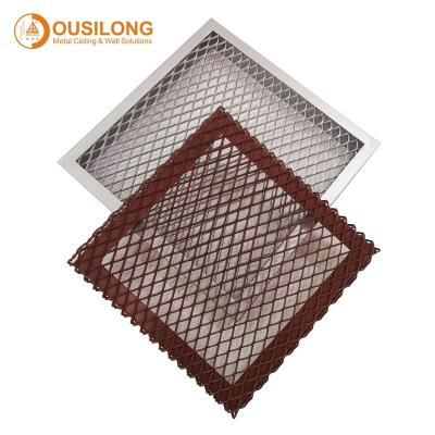 China Modern Decorative Facade Material Exterior Cladding Metal Mesh Aluminum Wall Panels for sale