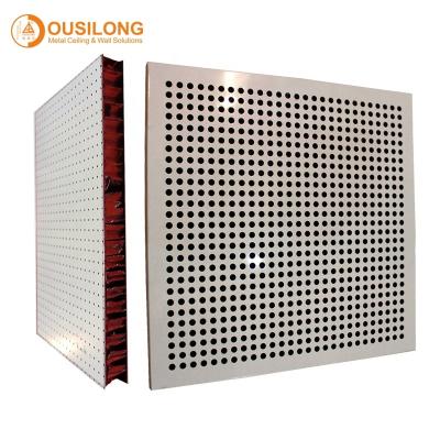 China Modern Composite Sheet Metal Sheet Aluminum Honeycomb Facade Cladding Panel for sale