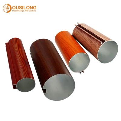 China Wood Artistic Ceilings Round Pipe Partition Ceiling Building Materials Aluminum Metal Suspended Ceiling Tiles for sale