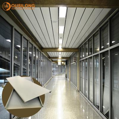 China Artistic Ceilings Metal Suspended Baffle Ceiling Tiles Building Materials C Shape Aluminum Strip Ceiling For Office Building for sale