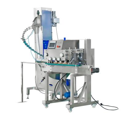 China Automatic Food Linear Twist Off Glass Jar Capping Machine for sale