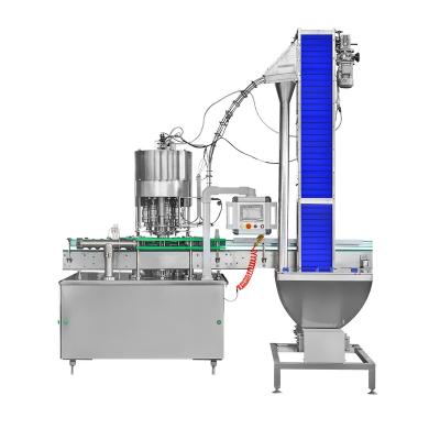 China Food Bottle Automatic High Speed ​​Rotary Screw Capping Machine for sale