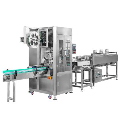 China Automatic High Speed ​​Food Shrink Label Sleeve Machine Shrink Sleeve Labeling Machine for sale