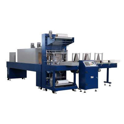 China Automatic Food Wrapping L Type 8-10 Packs Per Bottle Tiny Shrink Paper Wrapping Machine Heat Shrink Machine for sale