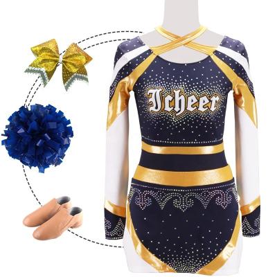 China 250gsm Fabric OEM ODM Cheer Suits Free Design Your Style Cheer Uniforms Perfessional Wholesale Cheerleading Team Wear for sale